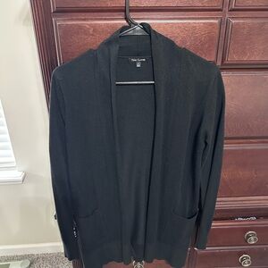 Fine Gauge Black Cardigan
